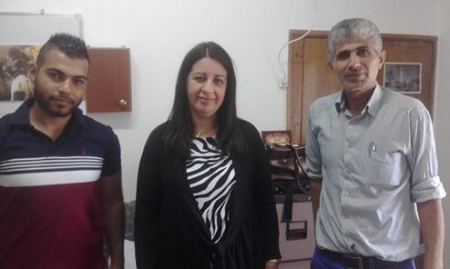 حركة فتح مدينة جنين تزور الصليب الاحمر والهلال الاحمر